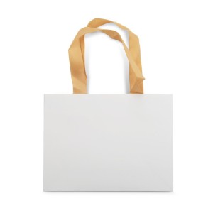 Sac cadeau premium DUNA moyen – papier épais + poignées toile – personnalisable