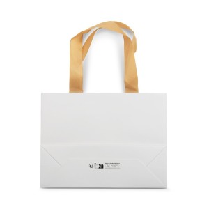Sac cadeau premium DUNA moyen – papier épais + poignées toile – personnalisable