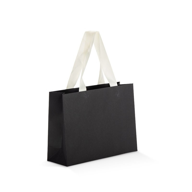 Sac cadeau premium DUNA moyen – papier épais + poignées toile – personnalisable