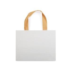 Sac cadeau premium DUNA grand format – papier rigide + poignées ruban tissu – personnalisable