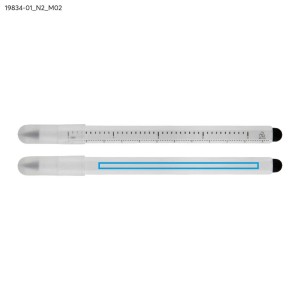 Crayon éternel DRAWI avec règle – mécanisme coulissant (15 cm)