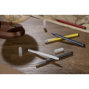 Crayon éternel DRAWI avec règle – mécanisme coulissant (15 cm)