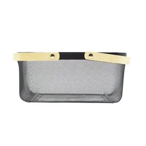 Panier libre-service – 13 L métal mesh noir