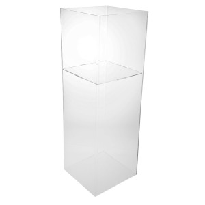 Bac soldeur acrylique transparent 30 × 30 × 90 cm – Bac à fouille