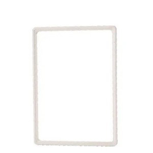 Cadre d’affichage A4 blanc ABS  (lot de 10)