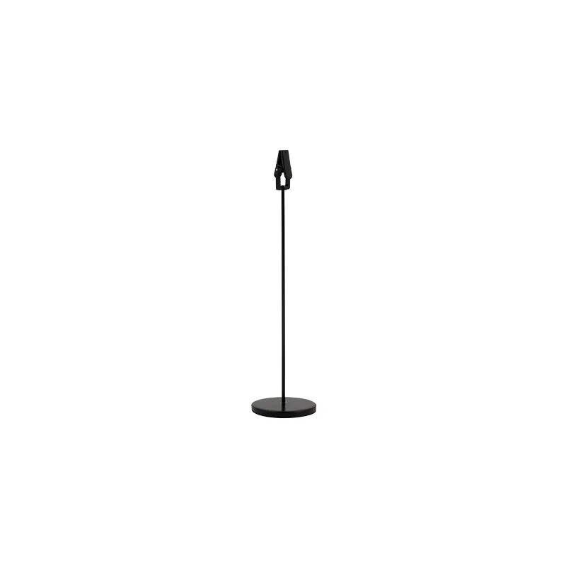Pince Hauteur 20 cm porte-prix métal – noir