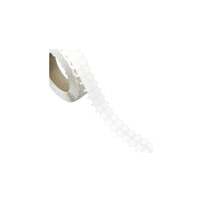 Pastilles adhésives double face en PET – adhérence forte/faible 10 mm | 5000 pcs
