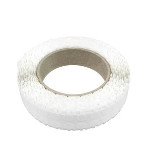Pastilles adhésives double face en PET – adhérence forte/faible 10 mm | 5000 pcs