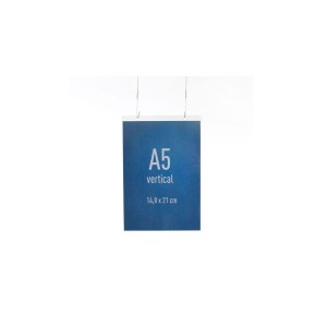 Pochette PVC antireflet à suspendre – Format A5 OU A4 vertical