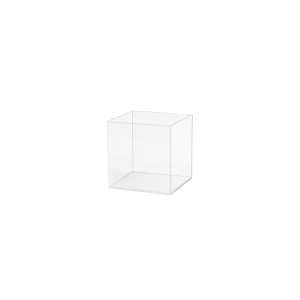 Cube plexiglas transparent – 150 x 150 x 150 mm