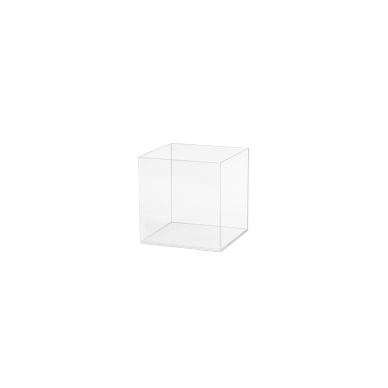 Cube plexiglas transparent – 150 x 150 x 150 mm