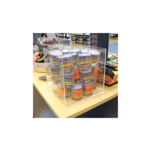 Cube plexiglas transparent – 200 x 200 x 200 mm