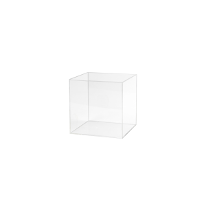 Cube plexiglas transparent – 300 x 300 x 300 mm