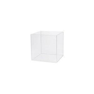 Cube plexiglas transparent – 500 x 500 x 500 mm