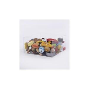 Boîte plexiglas transparente 300 × 300 × 150 mm