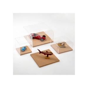 Boîte plexiglas transparente 300 × 300 × 150 mm