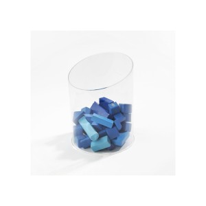 Boite ronde biseauté en plexi transparent Ø180x H250mm