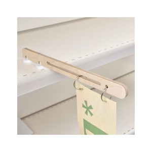 Potence magnétique en bois droite 390 mm