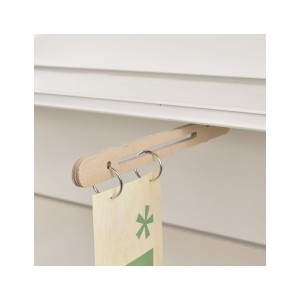 Potence magnétique en bois droite 390 mm