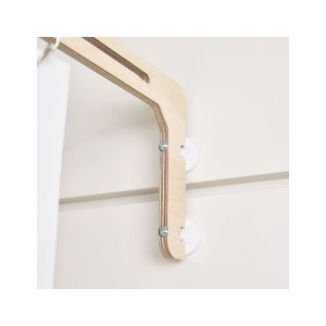 Potence magnétique en bois verticale 325 mm