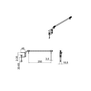 Potence pince serre-joint 305 mm