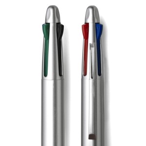 Stylo bille avec encre multicolore - Bleu Marine