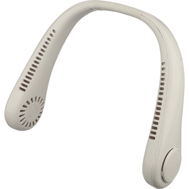 Ventilateur de cou rechargeable blanc 3 vitesses