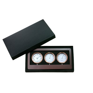 Station météo METEOR bois personnalisée sérigraphie | Apothiclick