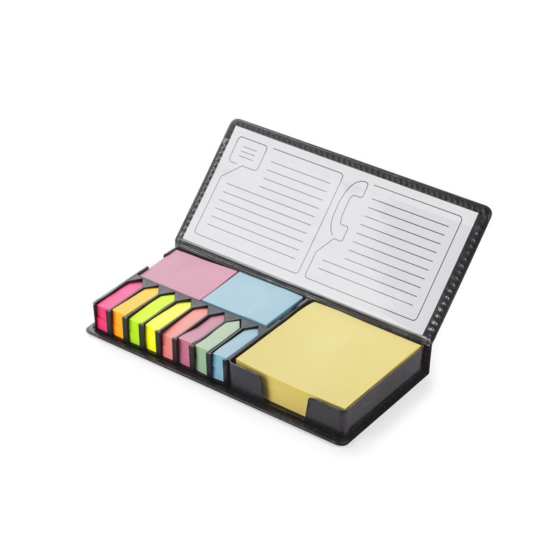 Set mémos ZICCO noir avec calendrier 2 ans personnalisé | Apothiclick