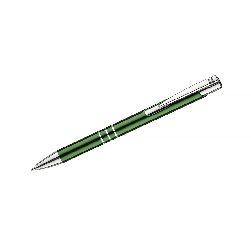 Stylo métal KALIPSO vert encre bleue gravé | Apothiclick