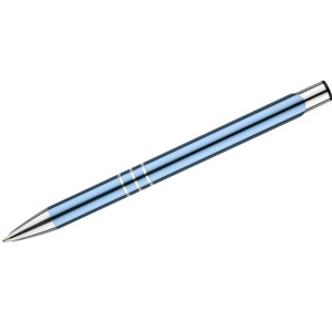 Stylo métal KALIPSO azur encre bleue gravé | Apothiclick