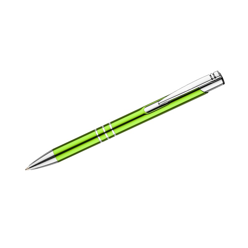 Stylo métal KALIPSO vert clair encre bleue gravé | Apothiclick