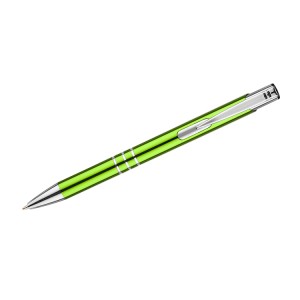 Stylo métal KALIPSO vert clair encre bleue gravé | Apothiclick
