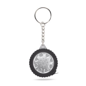 Porte-clés pneu TIRE 1m argent personnalisé | Apothiclick
