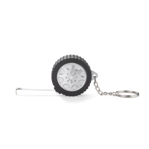 Porte-clés pneu TIRE 1m argent personnalisé | Apothiclick