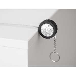 Porte-clés pneu TIRE 1m argent personnalisé | Apothiclick