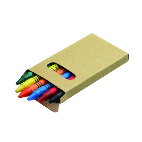 Crayons de cire PICTA 6 couleurs personnalisés | Apothiclick