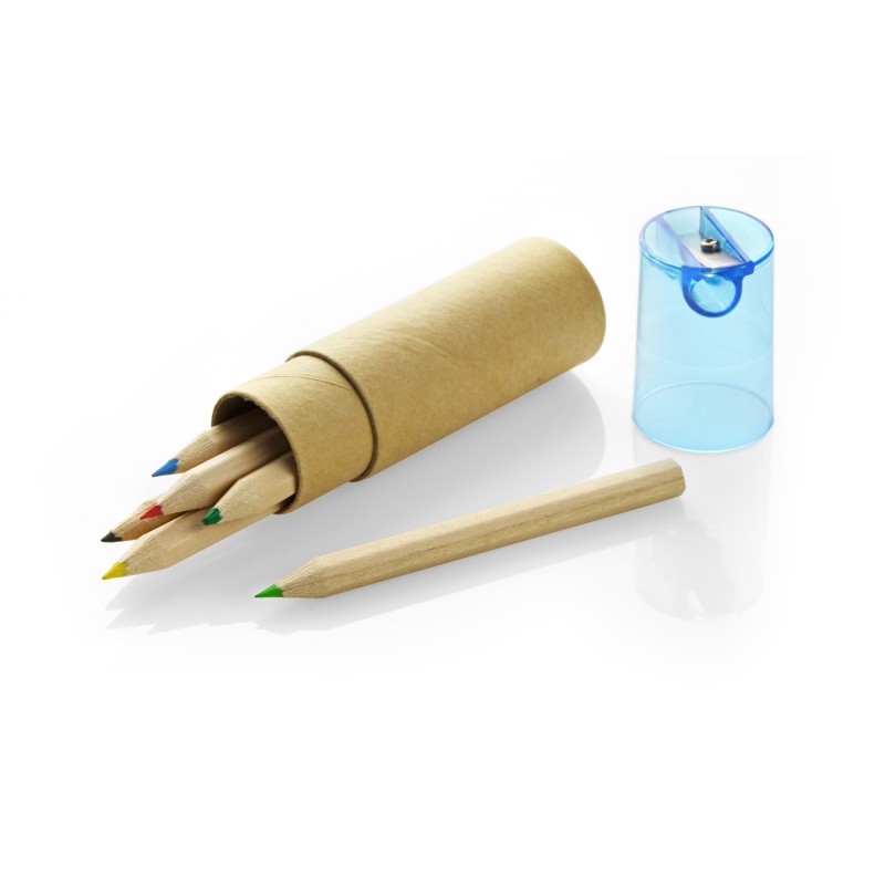 Crayons FARVE 6 couleurs tube personnalisé | Apothiclick