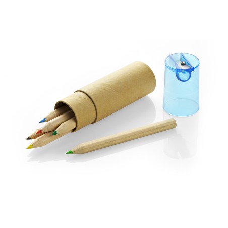 Crayons FARVE 6 couleurs tube personnalisé | Apothiclick