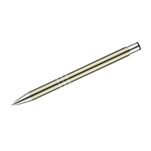 Stylo métal KALIPSO champagne encre bleue gravé | Apothiclick