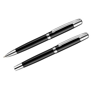 Coffret écriture CALIFORNIA noir personnalisable gravure | Apothiclick