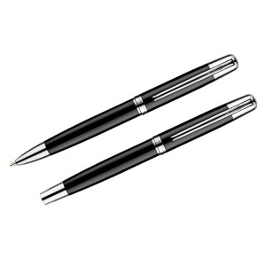 Coffret écriture CALIFORNIA noir personnalisable gravure | Apothiclick