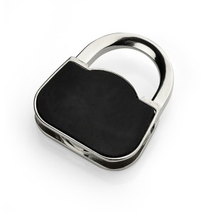 Accroche-sac LADY argent personnalisé gravure | Apothiclick