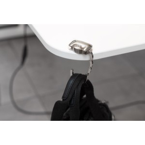 Accroche-sac LADY argent personnalisé gravure | Apothiclick