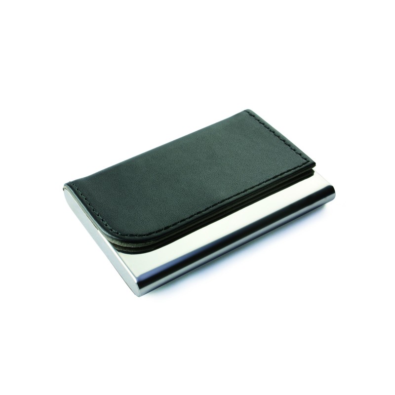 Porte-cartes TIVAT noir personnalisable gravure | Apothiclick