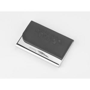 Porte-cartes TIVAT noir personnalisable gravure | Apothiclick