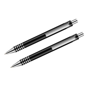 Coffret écriture DAKOTA noir personnalisé gravure | Apothiclick