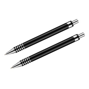 Coffret écriture DAKOTA noir personnalisé gravure | Apothiclick