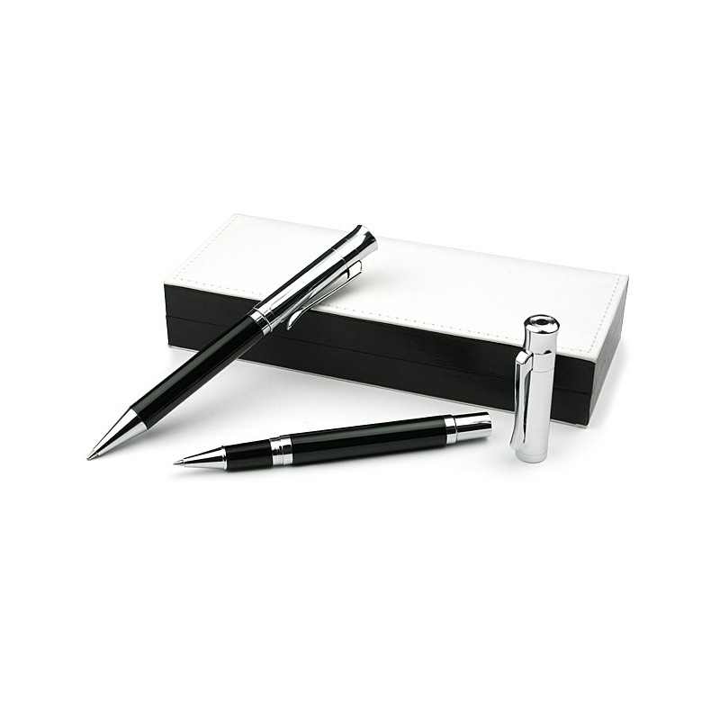 Coffret écriture WASHINGTON noir personnalisé | Apothiclick