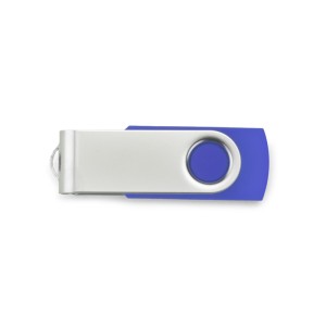 Clé USB TWISTER 8 Go bleue personnalisable gravure | Apothiclick